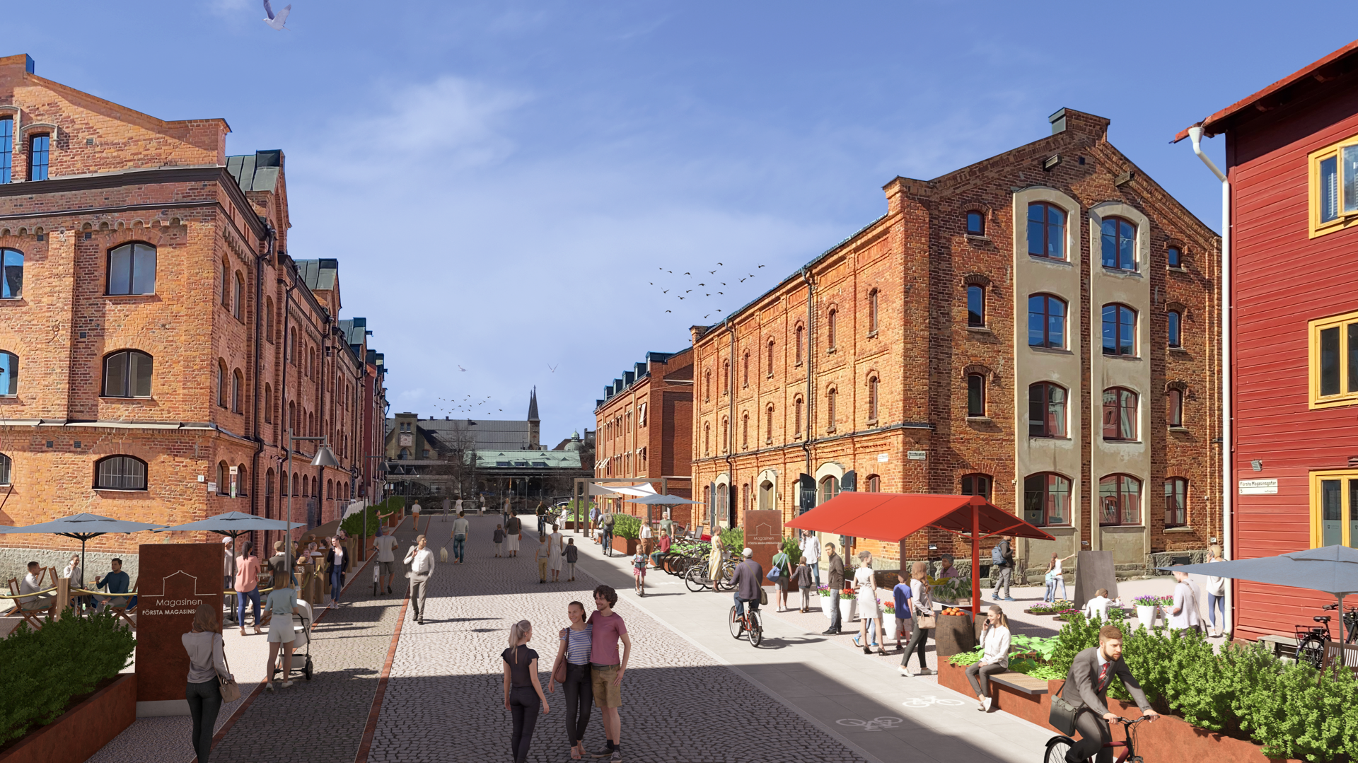 19 kvm på Andra Magasinsgatan 6, Gävle bild 1