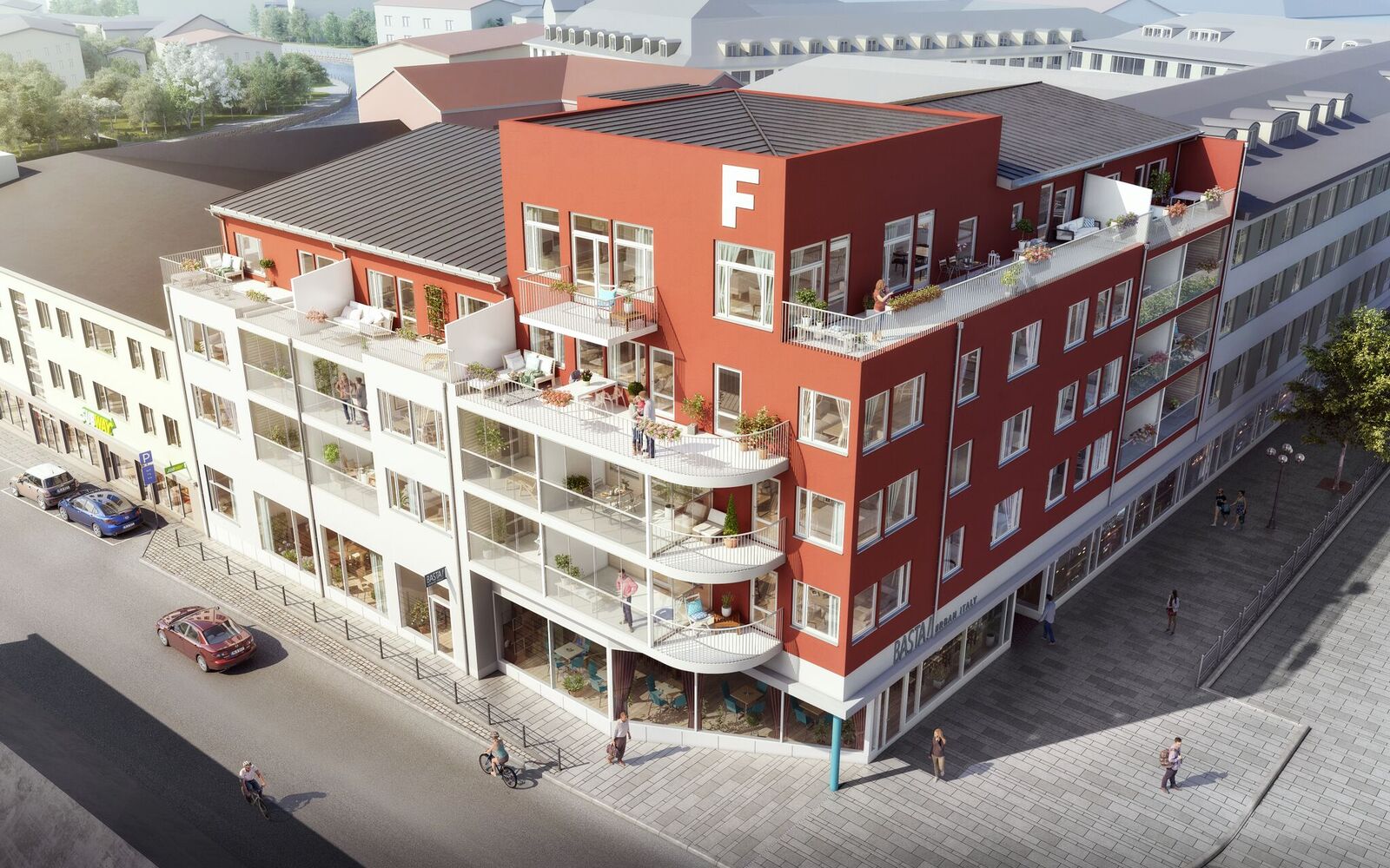 Byggstart för lägenheterna i BRF Årummet i hjärtat av Falun - Diös